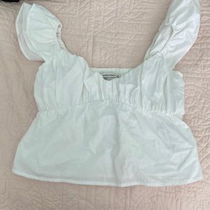 Abercrombie and Fitch White Top